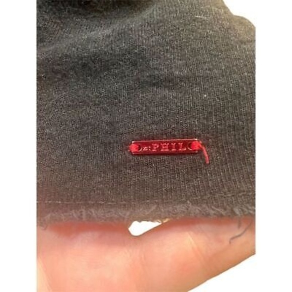 n:philanthropy Women's Black Hooded Sweatshirt Medium Casual Pullover - Picture 6 of 11